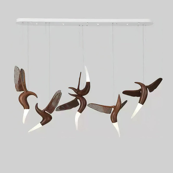 Elsilor lampada a sospensione Avian-Inspired in legno