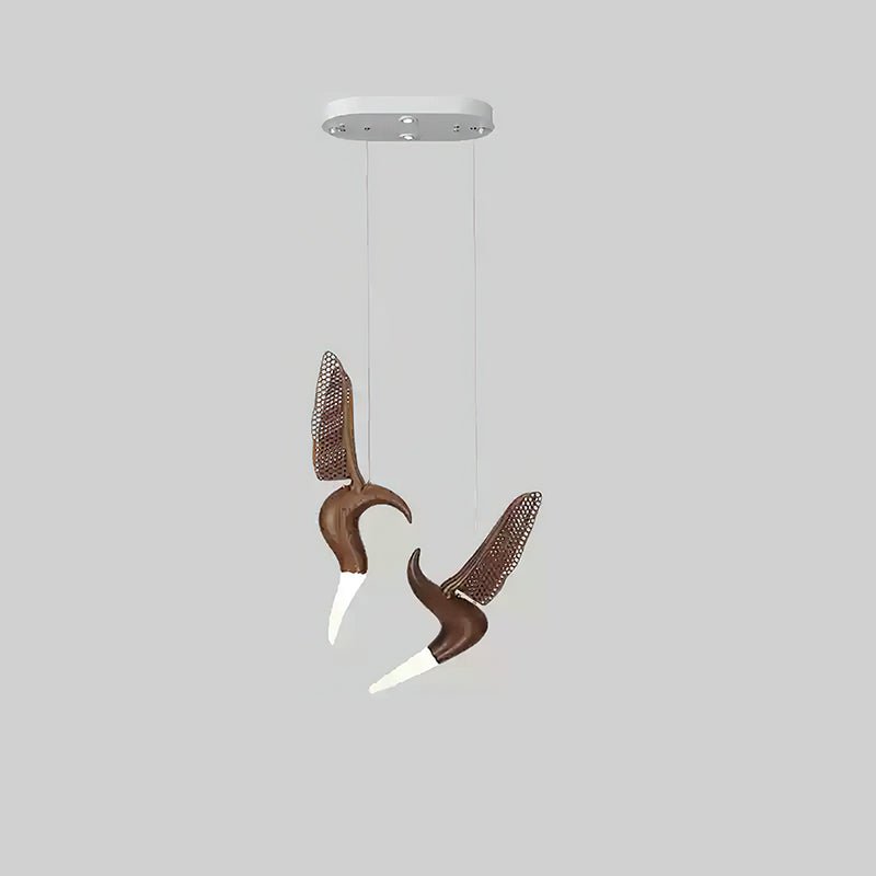 Elsilor lampada a sospensione Avian-Inspired in legno