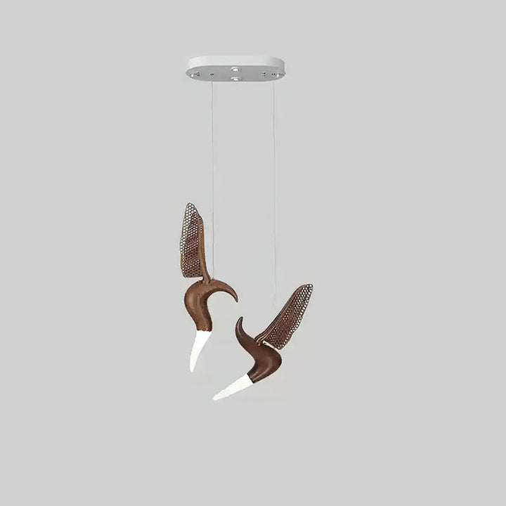 Elsilor lampada a sospensione Avian-Inspired in legno