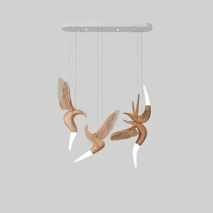 Elsilor lampada a sospensione Avian-Inspired in legno