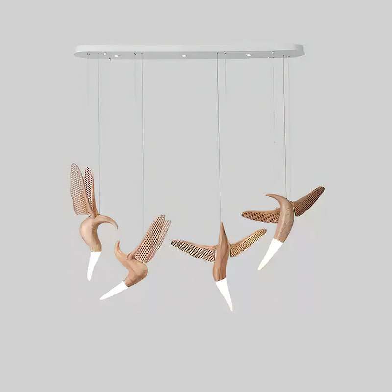 Elsilor lampada a sospensione Avian-Inspired in legno