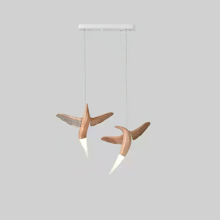 Elsilor lampada a sospensione Avian-Inspired in legno