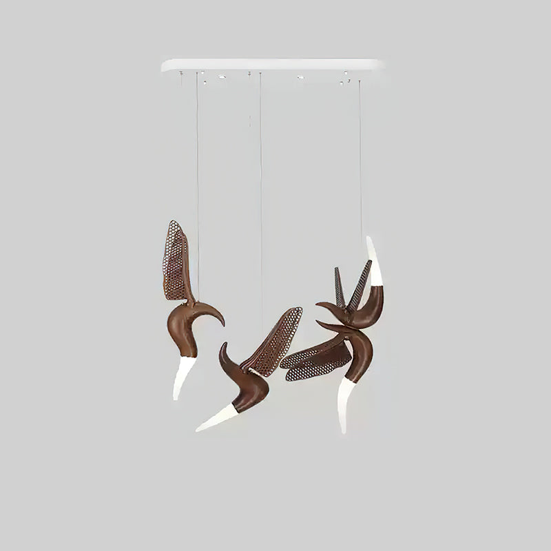 Elsilor lampada a sospensione Avian-Inspired in legno