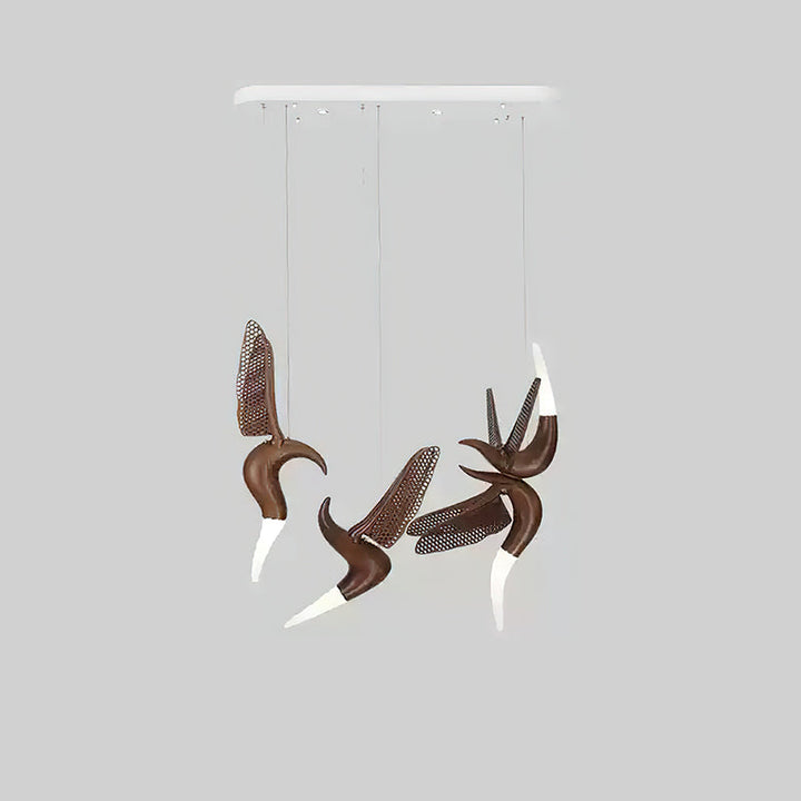 Elsilor lampada a sospensione Avian-Inspired in legno