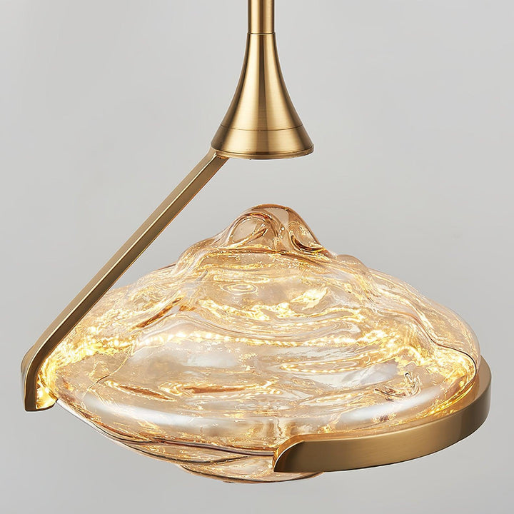 Elyarette lampada a sospensione in cristallo diamante