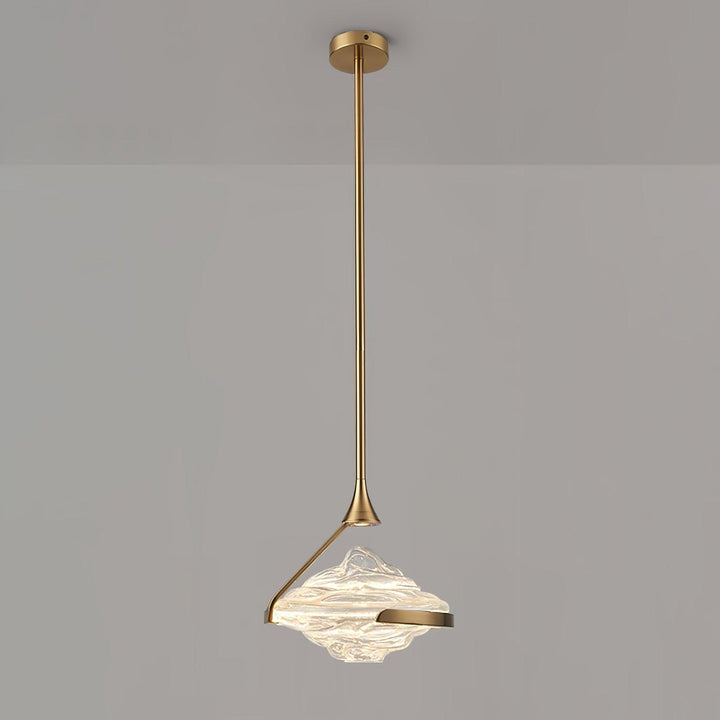Elyarette lampada a sospensione in cristallo diamante