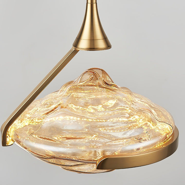 Elyarette lampada a sospensione in cristallo diamante