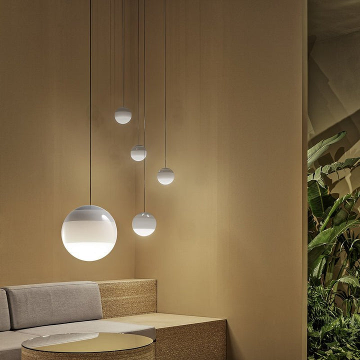 Chromia Orb grappolo lampada a sospensione a globo