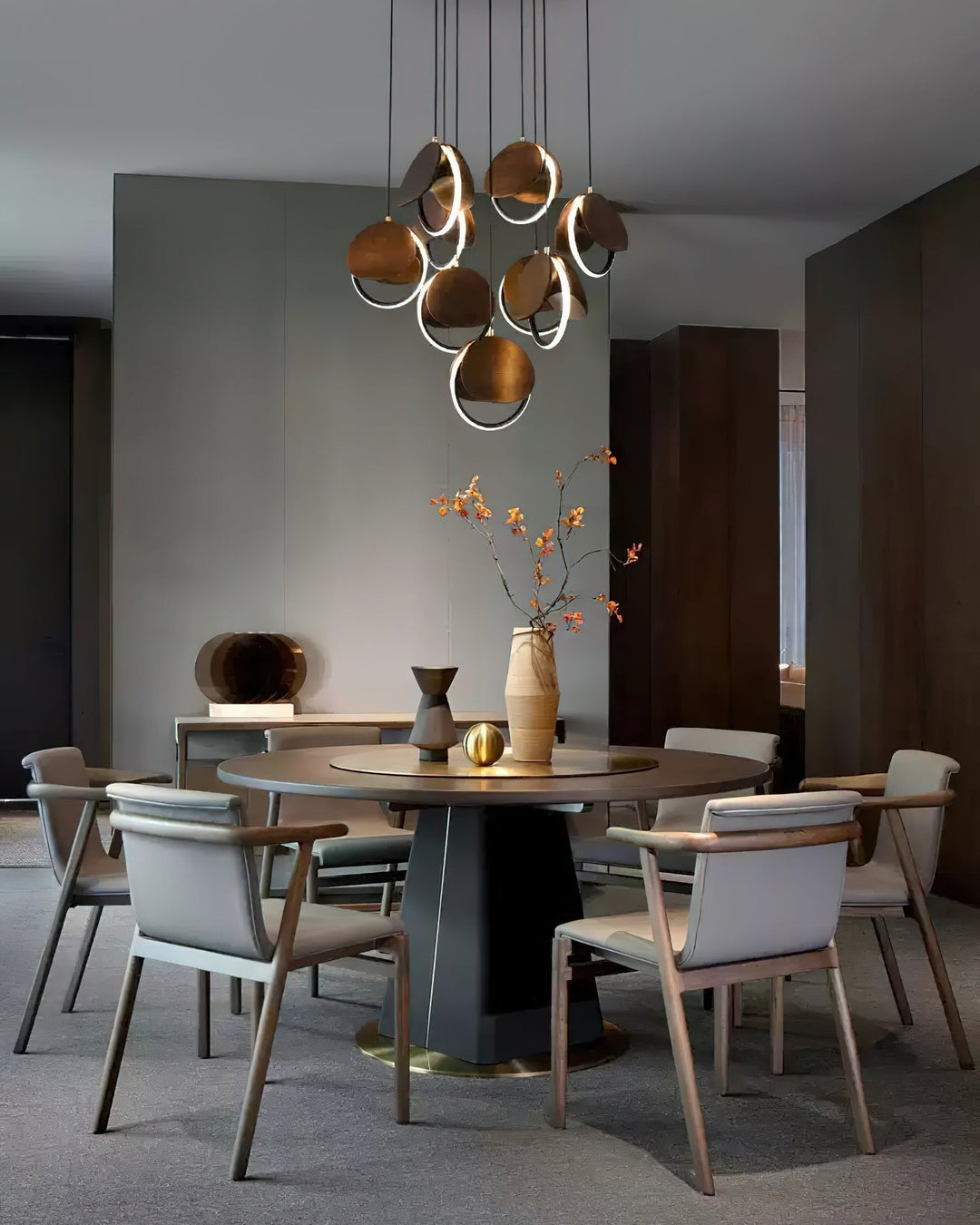 Avvelen lampada a sospensione in legno geometrico