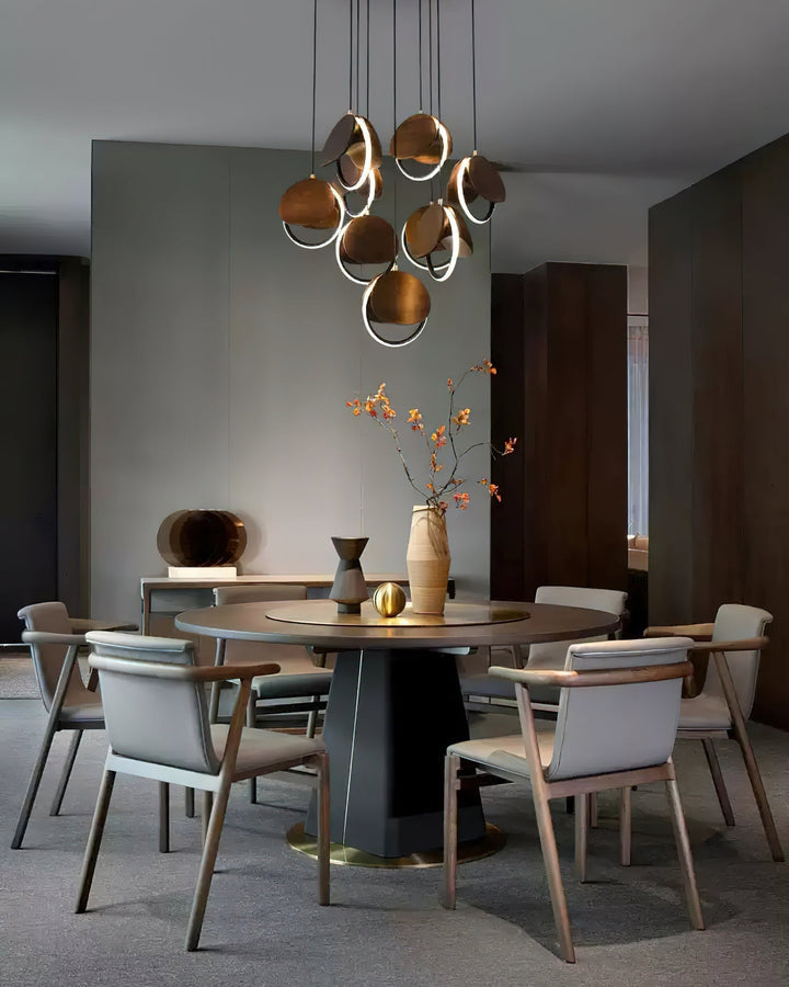 Avvelen lampada a sospensione in legno geometrico