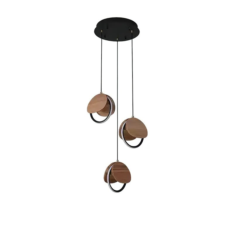 Avvelen lampada a sospensione in legno geometrico