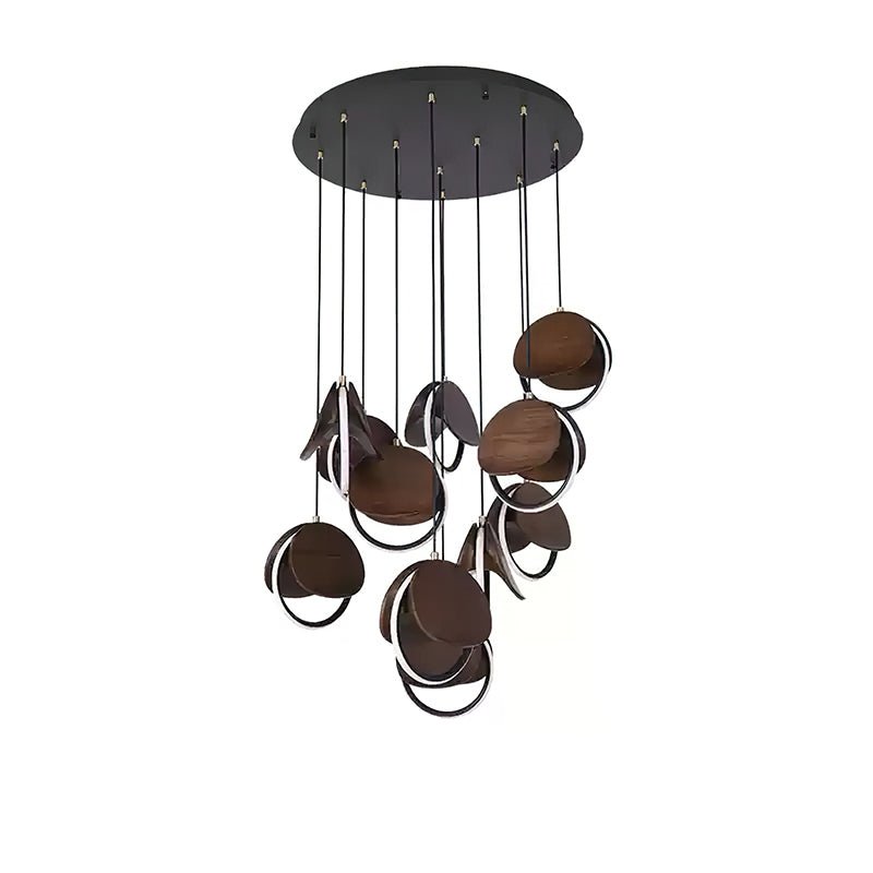 Avvelen lampada a sospensione in legno geometrico