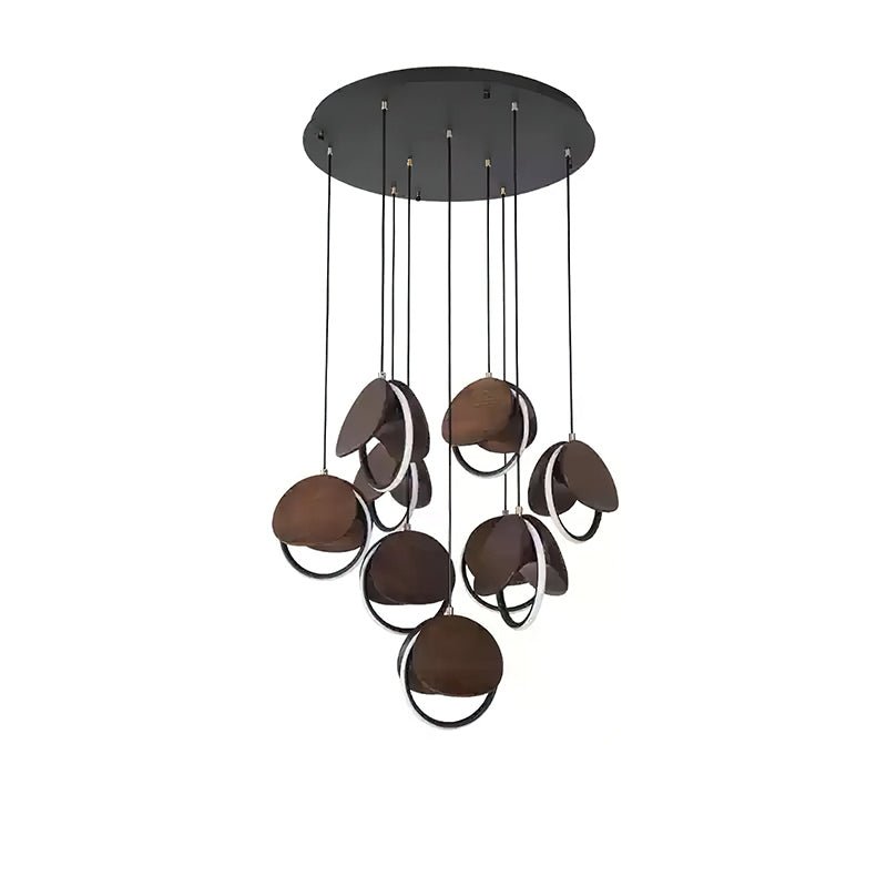 Avvelen lampada a sospensione in legno geometrico