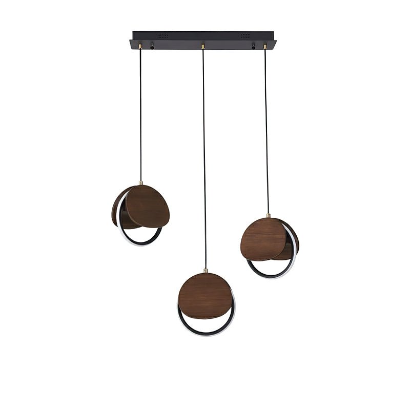 Avvelen lampada a sospensione in legno geometrico