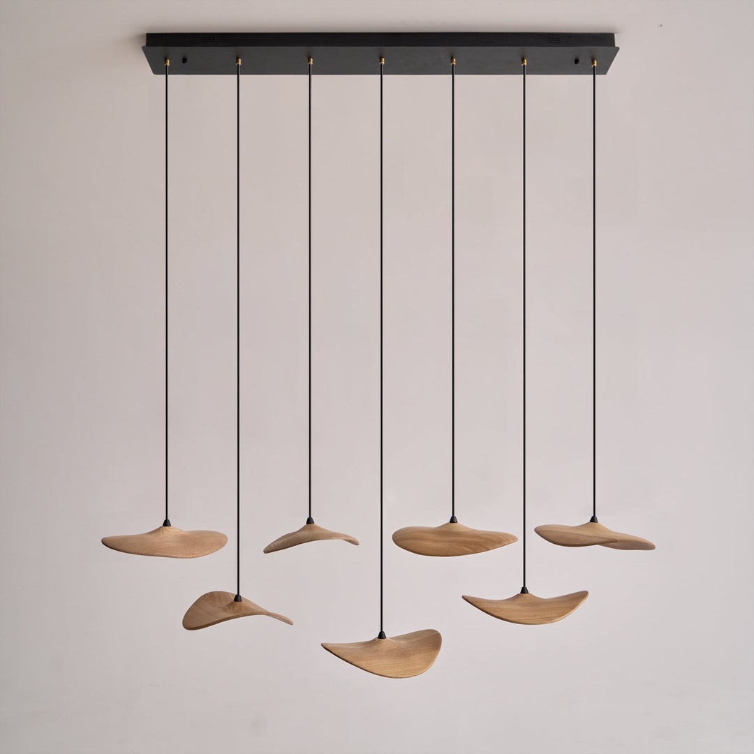Abbott lampadario moderno minimalista foglia Vuota in legno