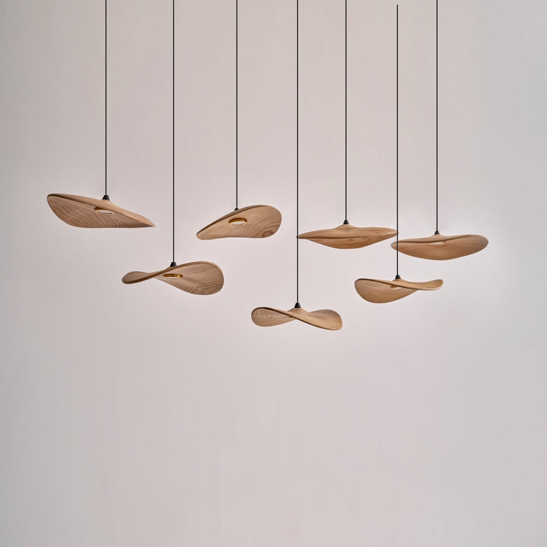 Abbott lampadario moderno minimalista foglia Vuota in legno