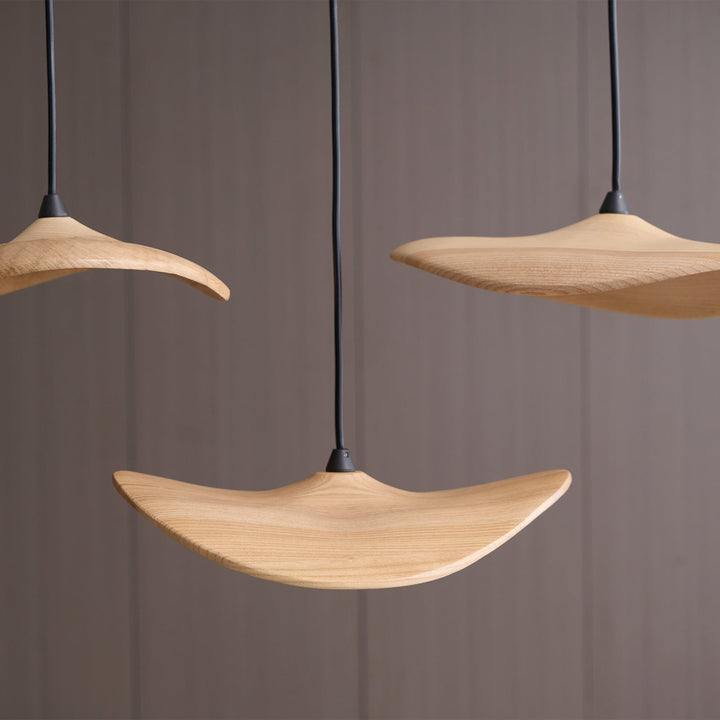 Abbott lampadario moderno minimalista foglia Vuota in legno