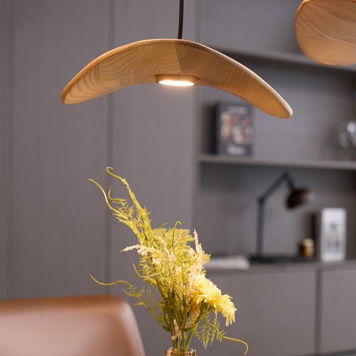 Abbott lampadario moderno minimalista foglia Vuota in legno