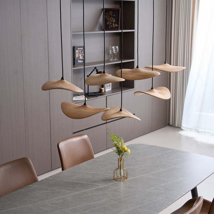 Abbott lampadario moderno minimalista foglia Vuota in legno
