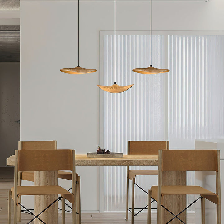 Abbott lampadario moderno minimalista foglia Vuota in legno