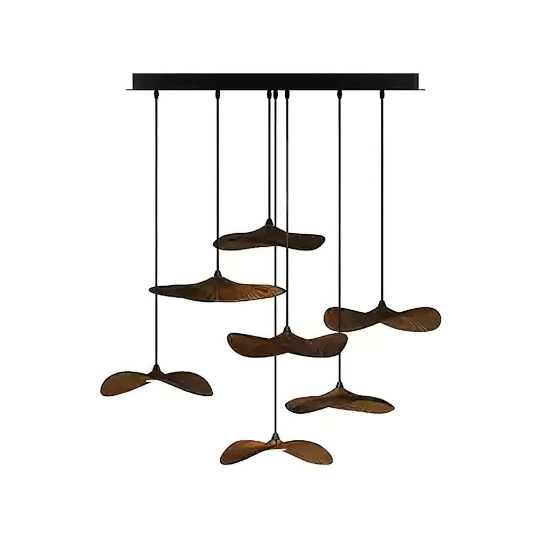 Abbott lampadario moderno minimalista foglia Vuota in legno