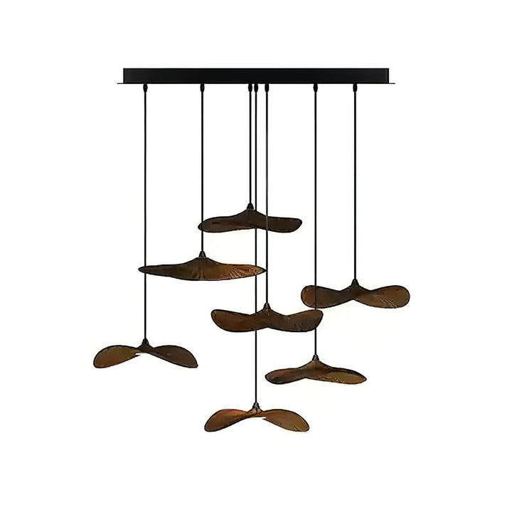Abbott lampadario moderno minimalista foglia Vuota in legno