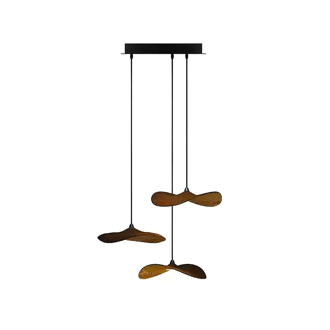 Abbott lampadario moderno minimalista foglia Vuota in legno