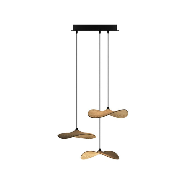 Abbott lampadario moderno minimalista foglia Vuota in legno