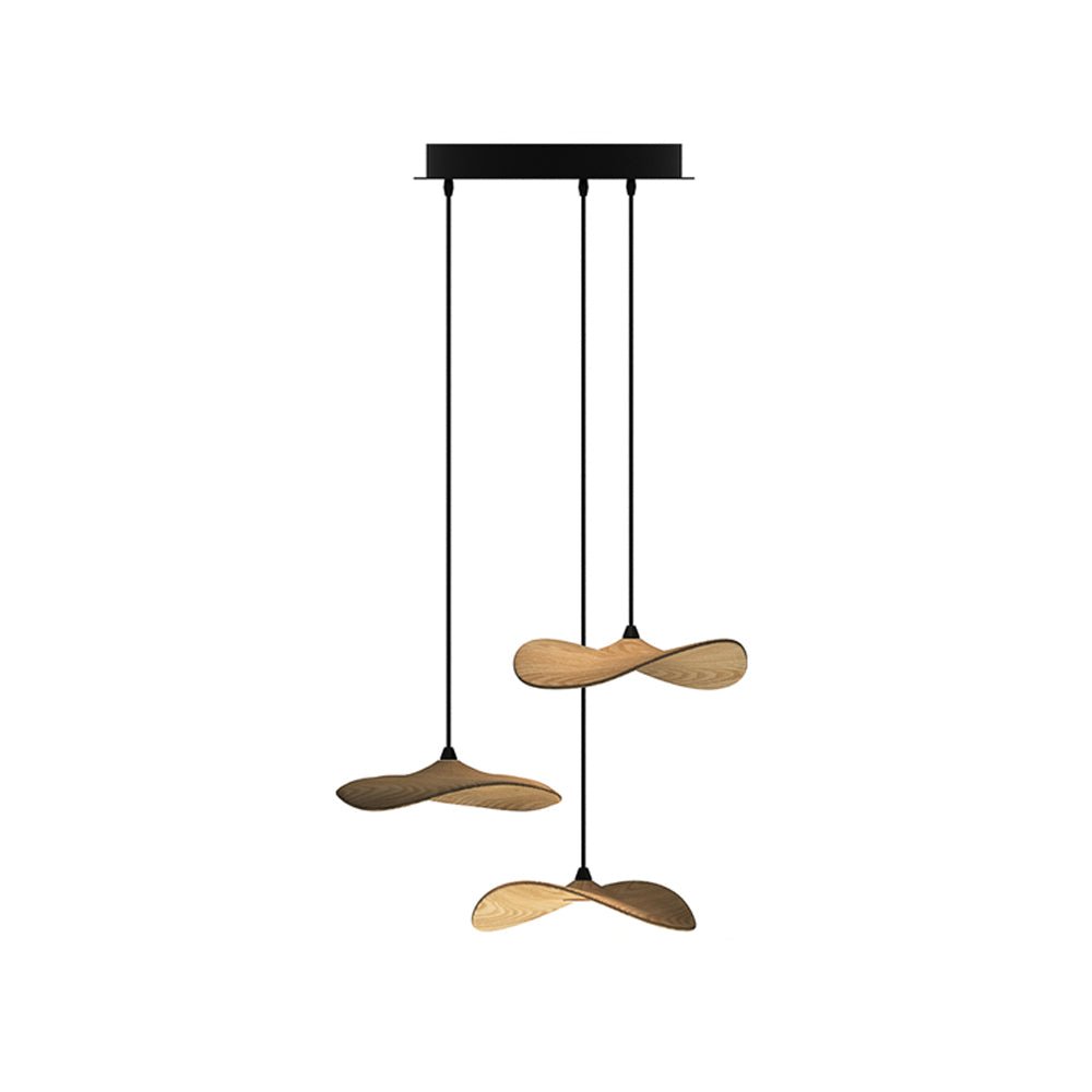 Abbott lampadario moderno minimalista foglia Vuota in legno