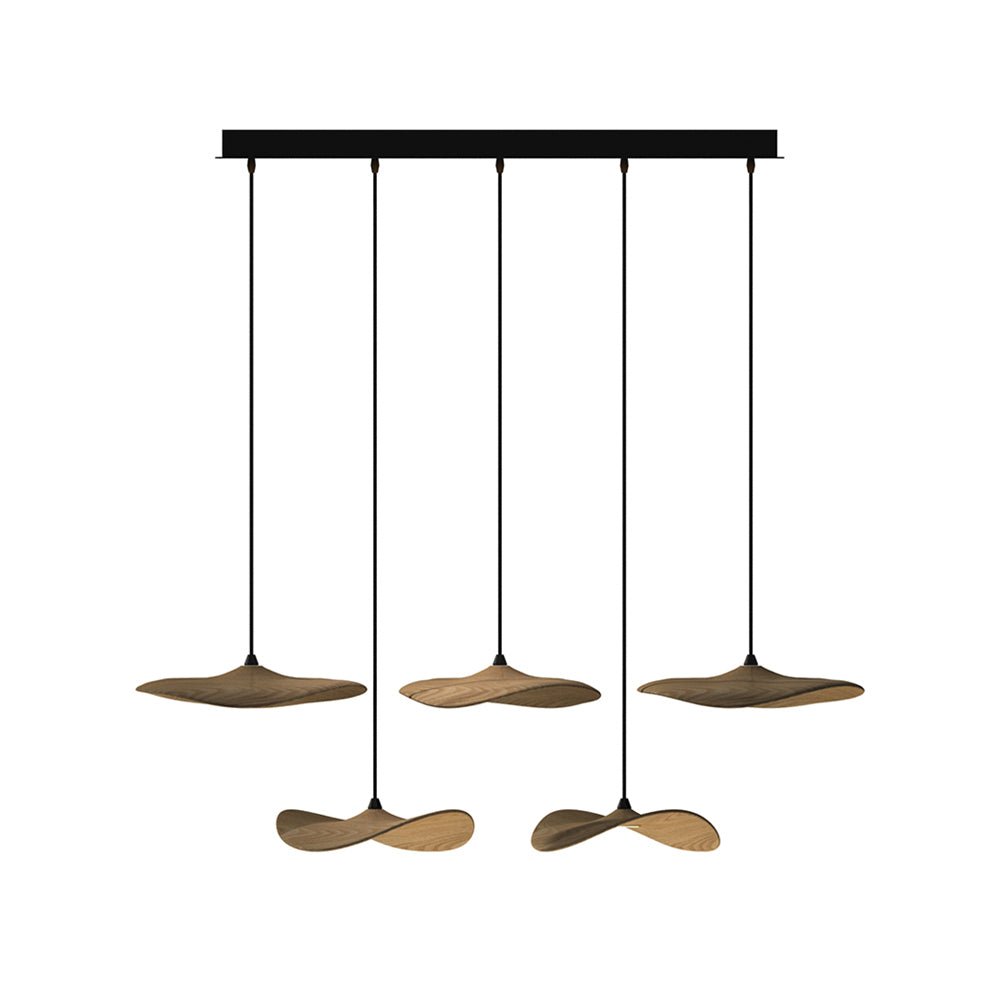 Abbott lampadario moderno minimalista foglia Vuota in legno