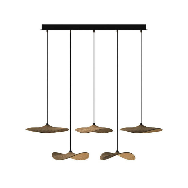 Abbott lampadario moderno minimalista foglia Vuota in legno