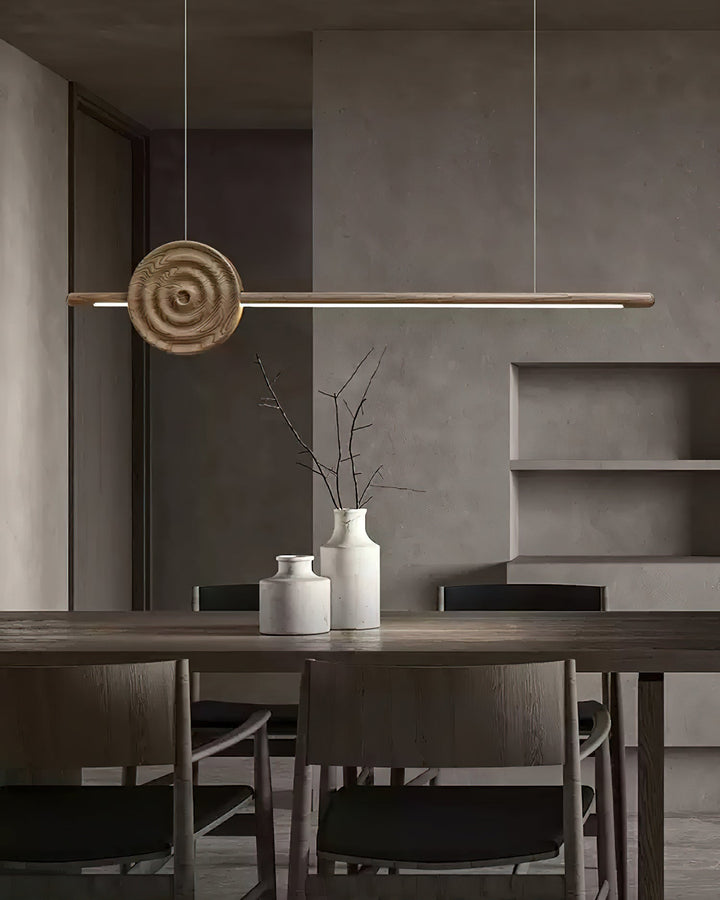 Rinirira lampadario Erhu legno