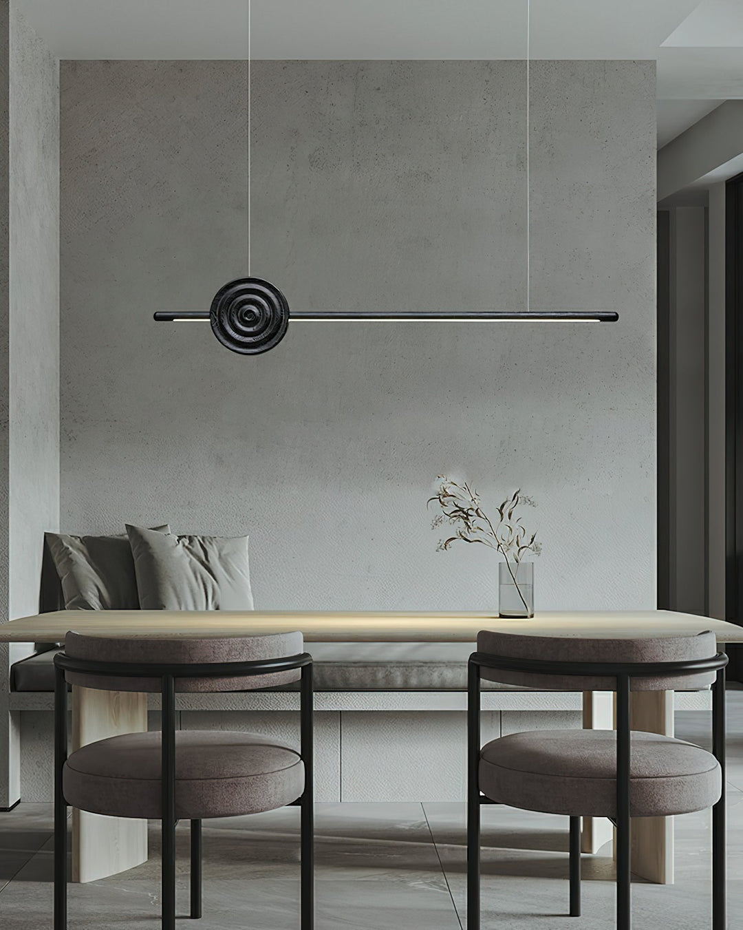 Rinirira lampadario Erhu legno