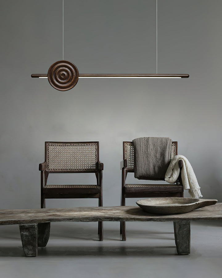 Rinirira lampadario Erhu legno