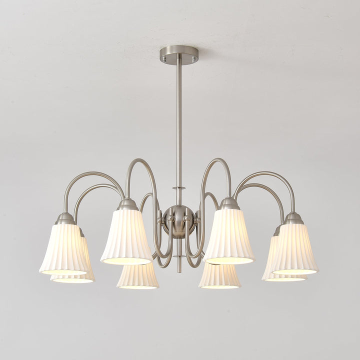 Mireine lampadario Esther Ceramica a Pieghe moderno