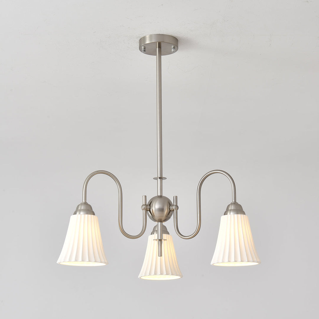 Mireine lampadario Esther Ceramica a Pieghe moderno