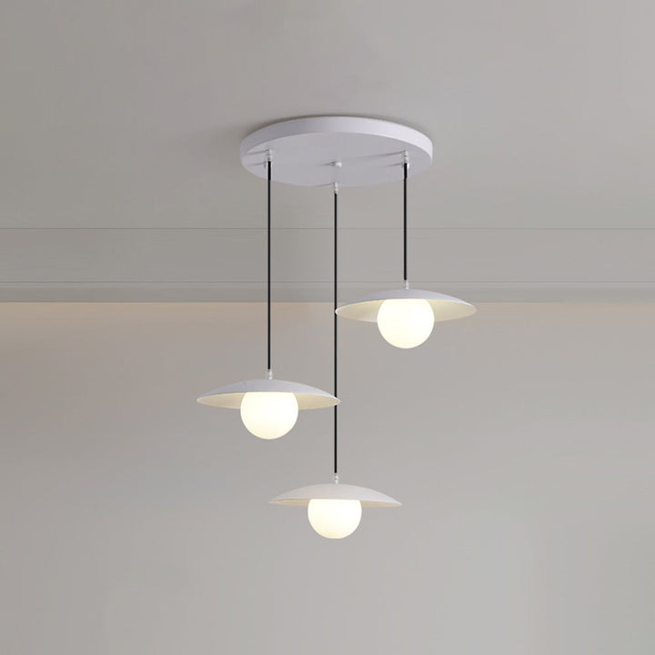 Valentina Moderno Metallo/Vetro LED Sospensione Bianco Camera da letto/Cucina