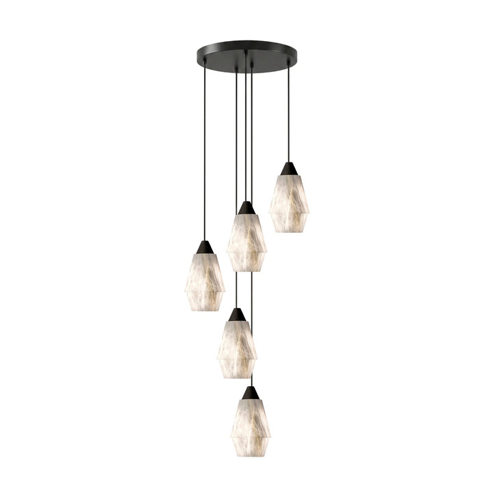 Aurevin alabastro grappolo lampadario