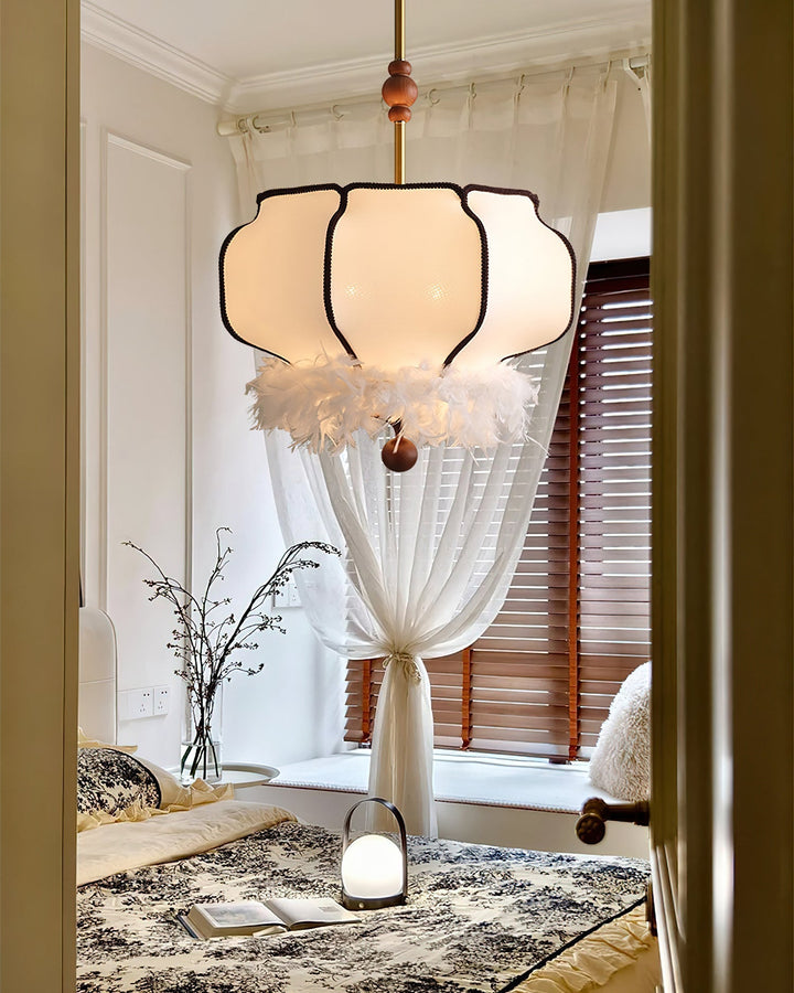 Lineleria lampada a sospensione in tessuto Luxury