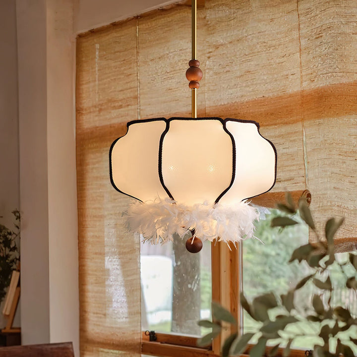 Lineleria lampada a sospensione in tessuto Luxury