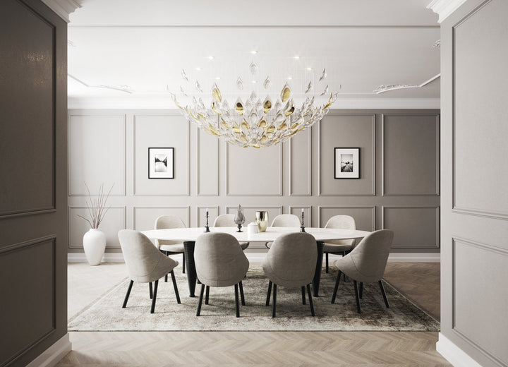 Avynen lampadario in Cristallo Petalo