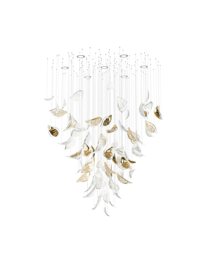Avynen lampadario in Cristallo Petalo