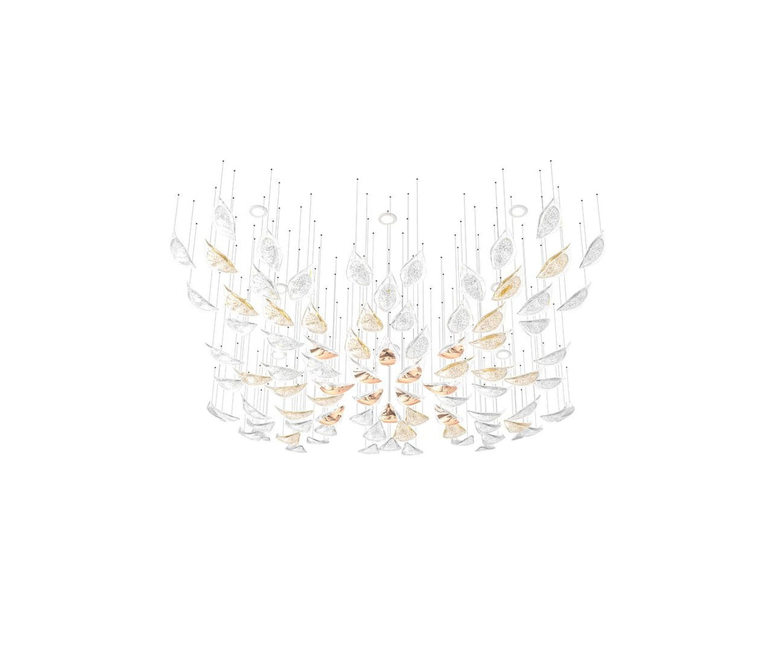 Avynen lampadario in Cristallo Petalo