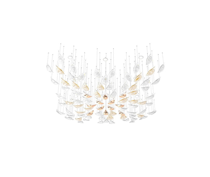 Avynen lampadario in Cristallo Petalo