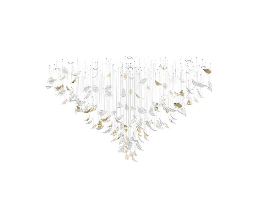 Avynen lampadario in Cristallo Petalo