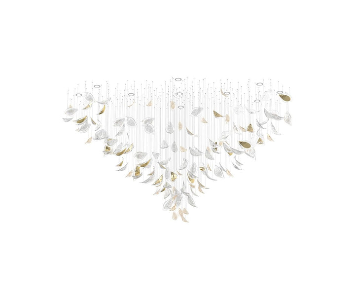 Avynen lampadario in Cristallo Petalo