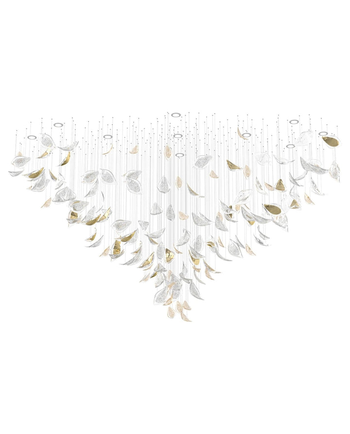 Avynen lampadario in Cristallo Petalo