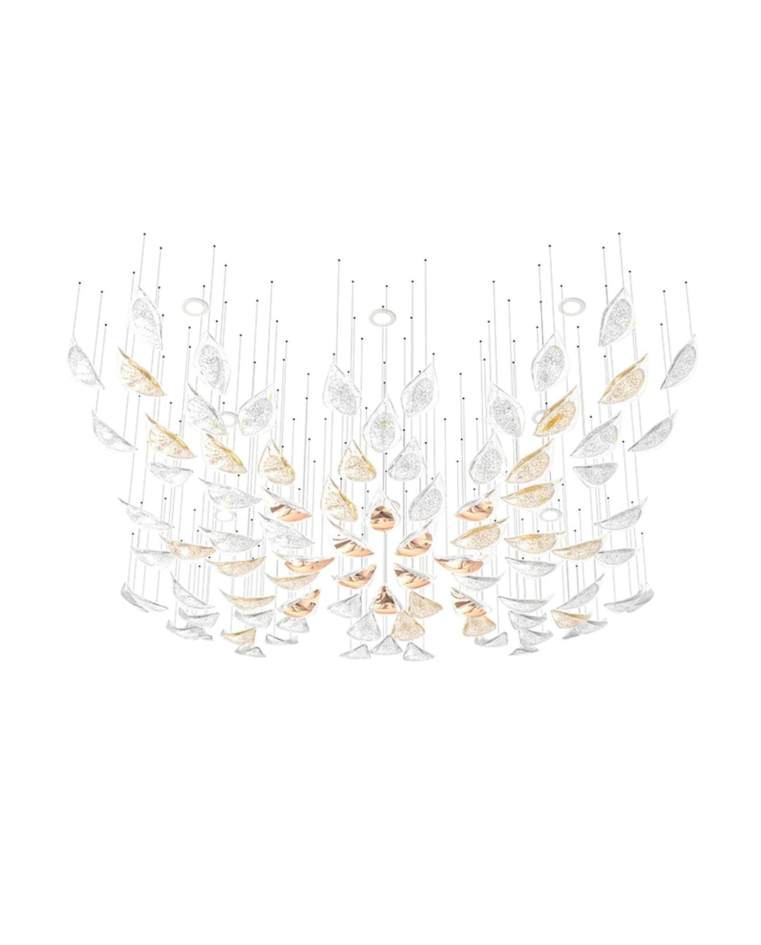 Avynen lampadario in Cristallo Petalo