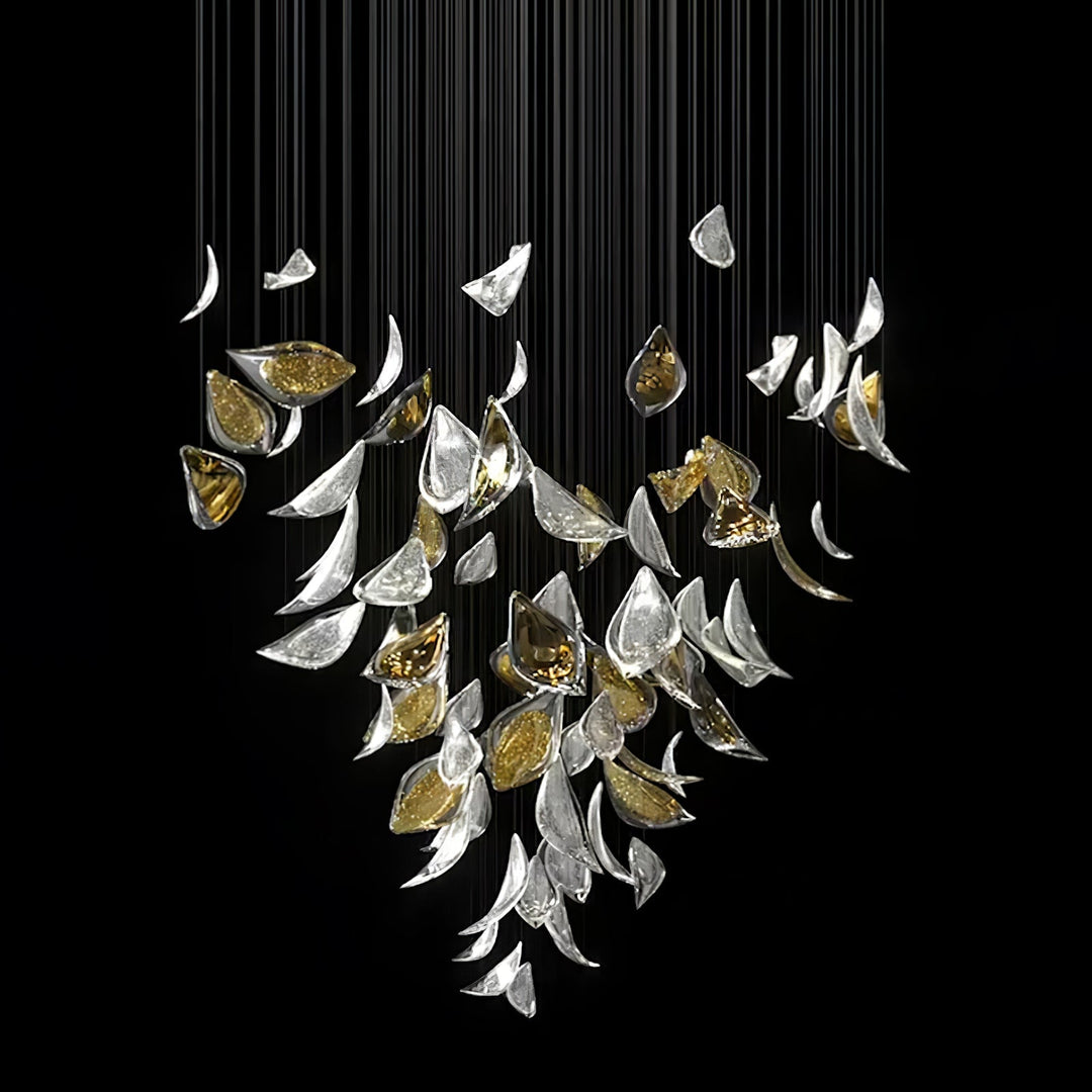 Avynen lampadario in Cristallo Petalo