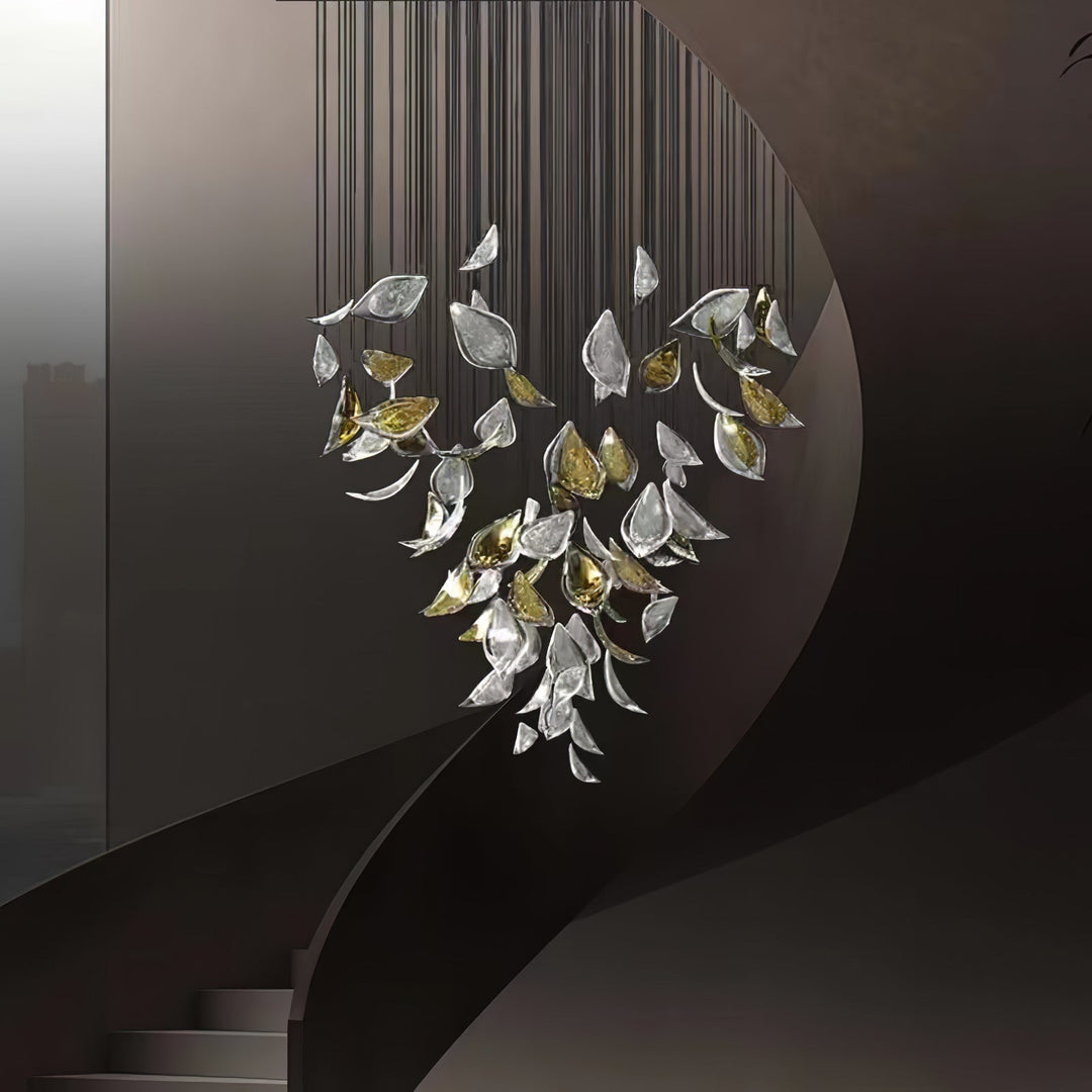 Avynen lampadario in Cristallo Petalo
